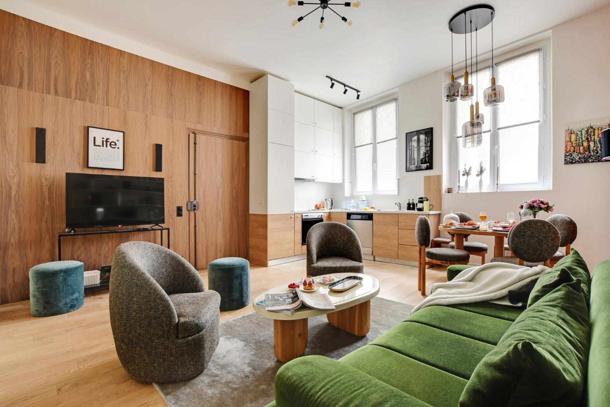 Luxury Paris, Paisible, 2 Chambres, Toute Commodités