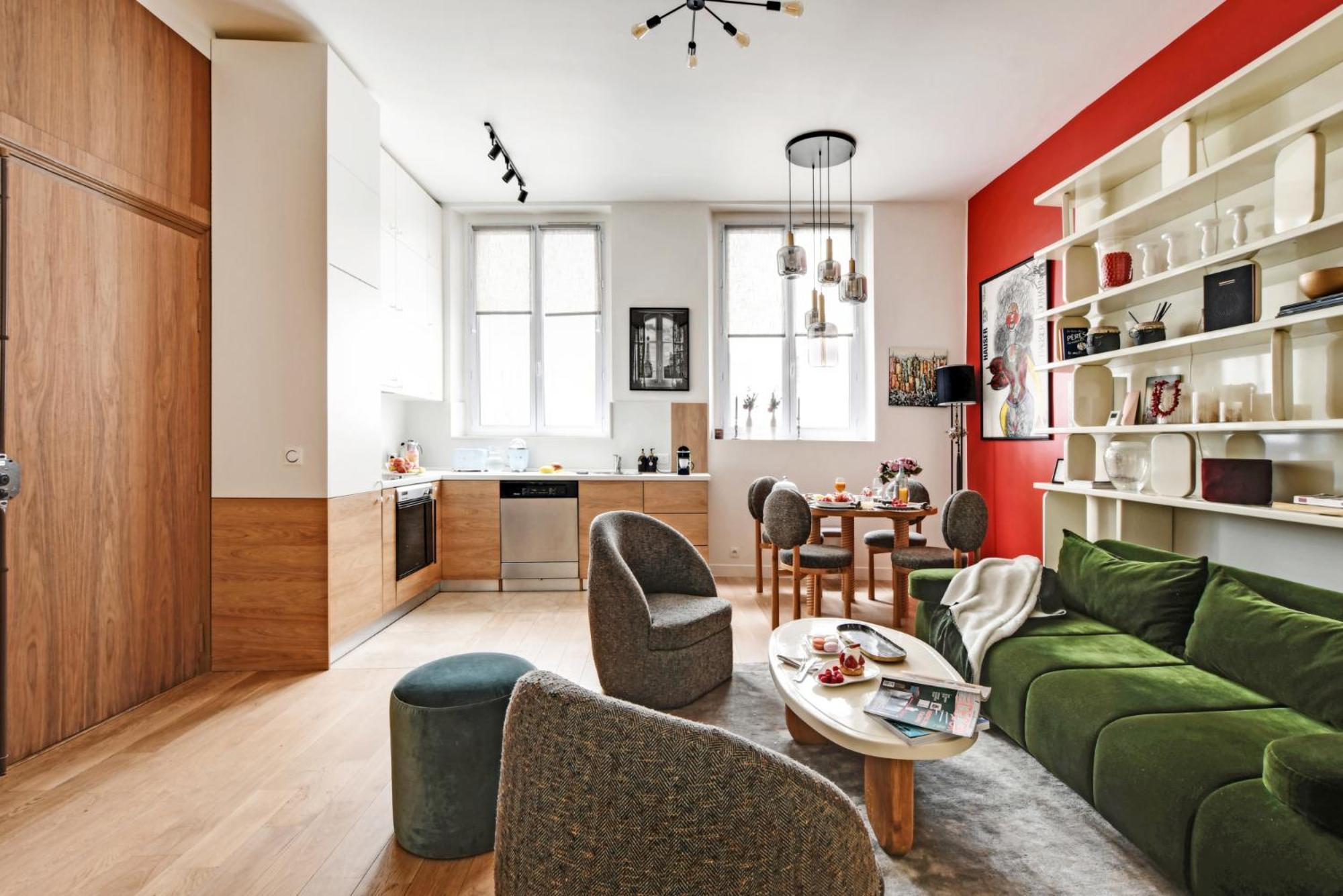 Apartment Luxury Paris, Paisible, 2 Chambres, Toute Commodites